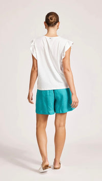 Francia Frill Tank White