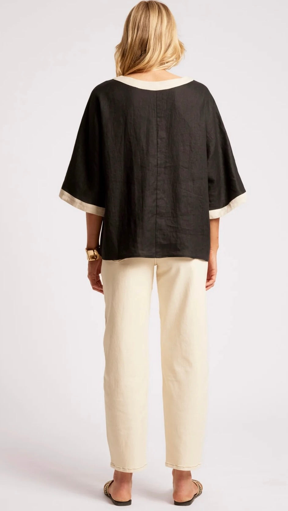 Maris Relaxed Top Black Tusk
