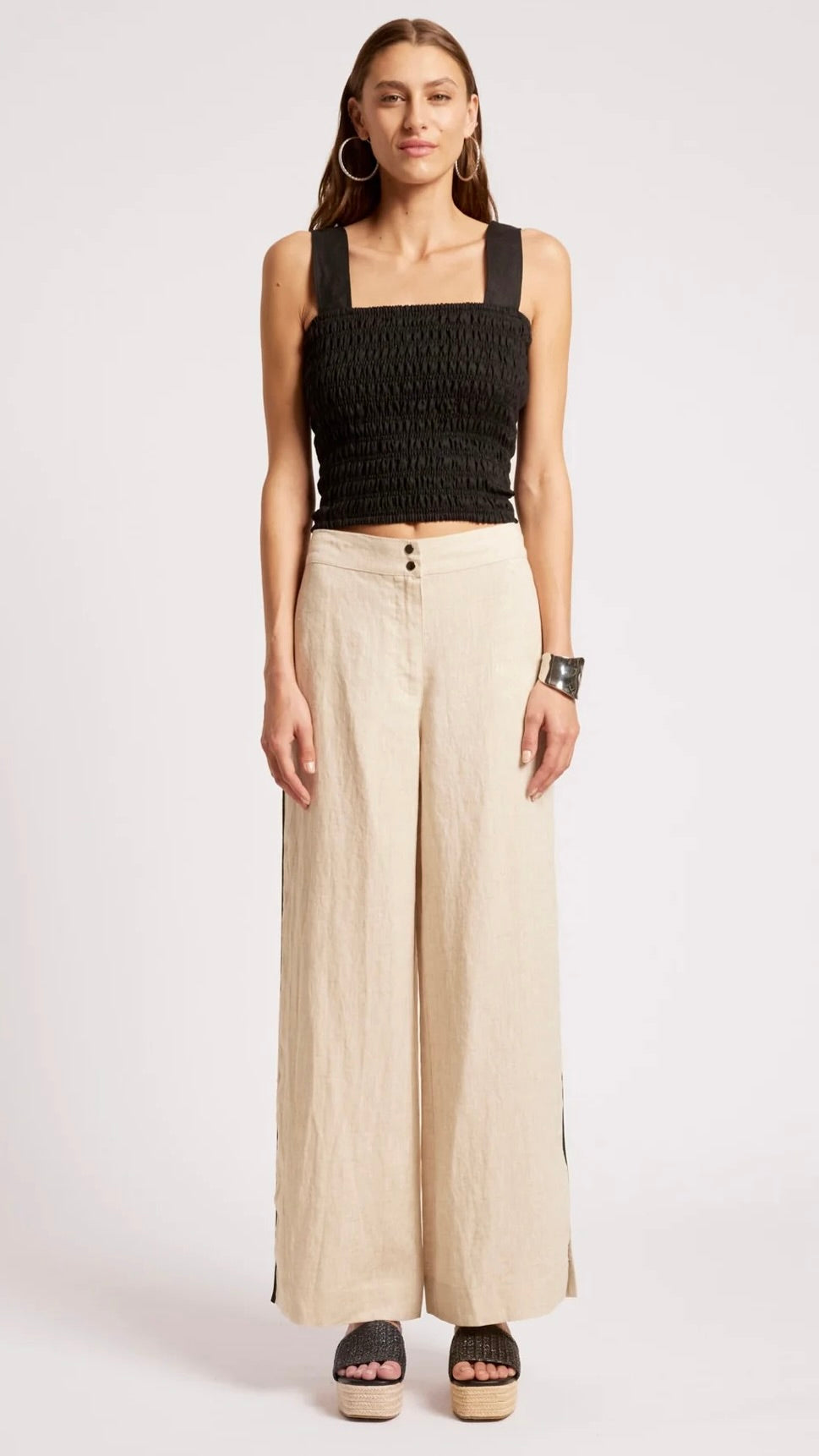Maris Splice Pant Tusk Black