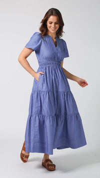 Vittoria Dress Aegan Stripe