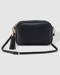 Jacinta Metallic Crossbody Bag Black