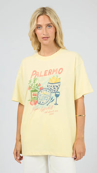 Palermo Relaxed Tee Yellow