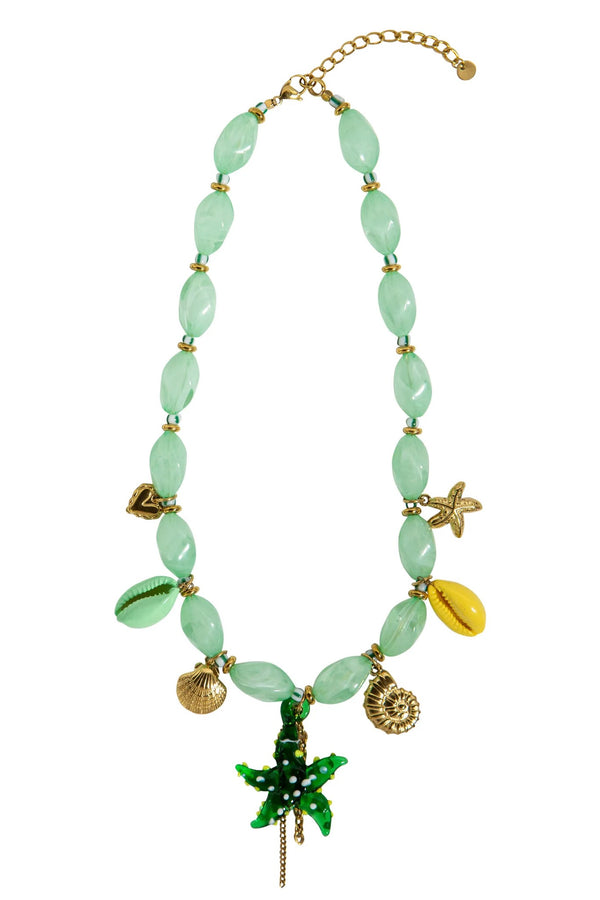 Cabana Necklace Green
