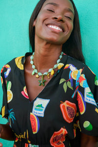 Cabana Necklace Green