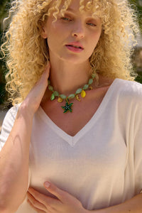Cabana Necklace Green