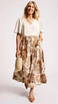 Gaia Maxi Skirt Dune