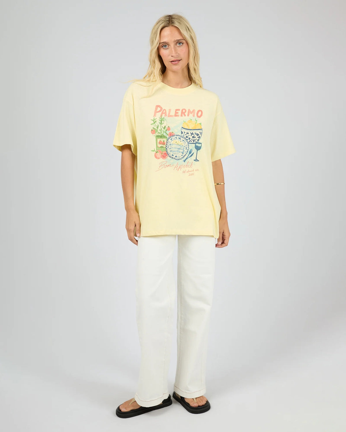 Palermo Relaxed Tee Yellow
