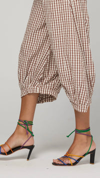 Guru Pant Cocoa Gingham