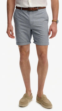 Superdry Premium Textured Chino Grey/Blue Houndstooth