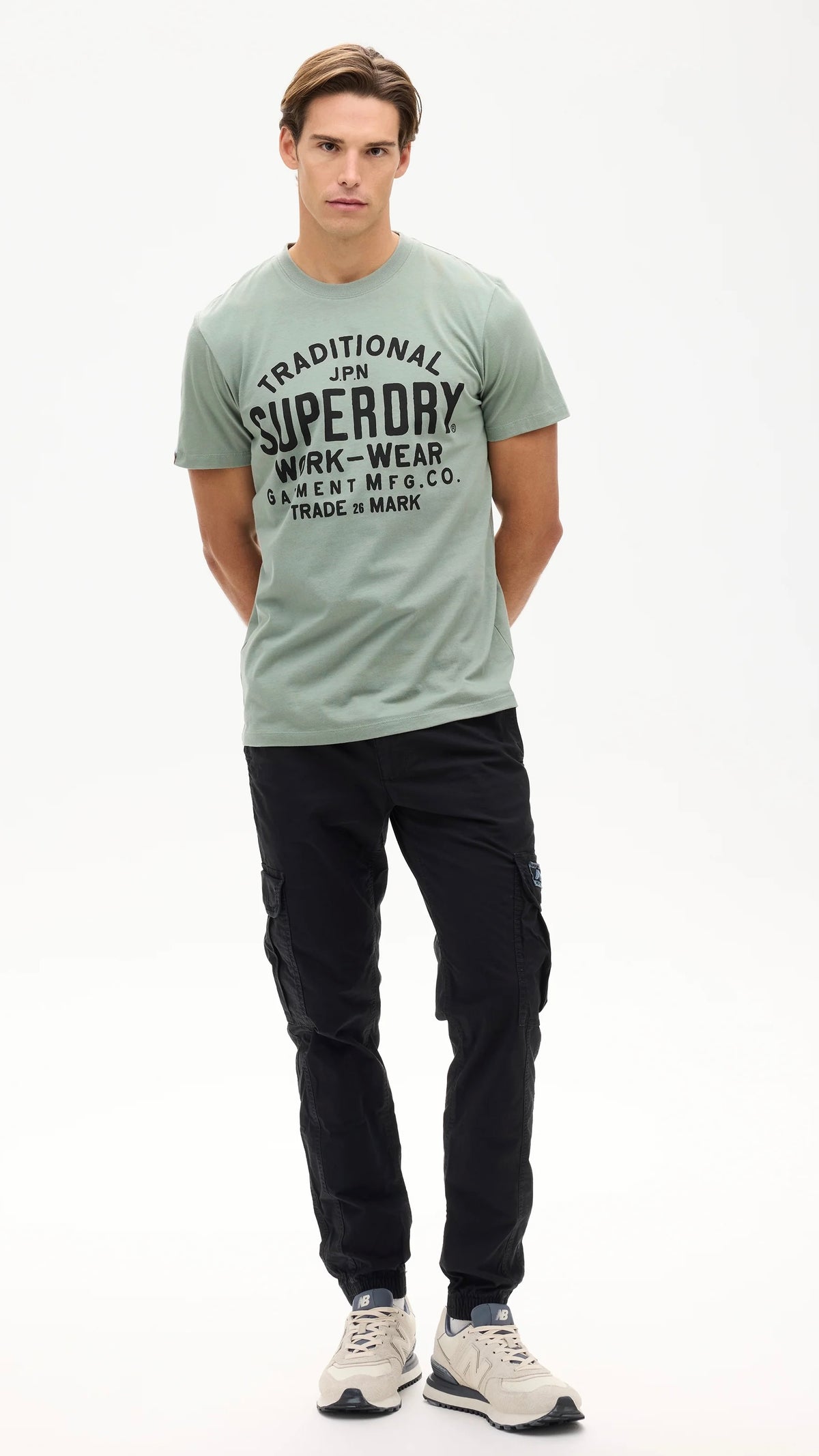 Machined Goods Graphic Tee Sea Spray Green