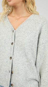 Nova Cardigan Grey Marle
