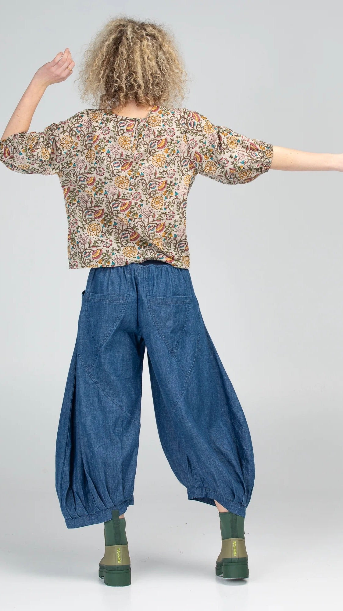 Guru Pant Mid Wash Denim