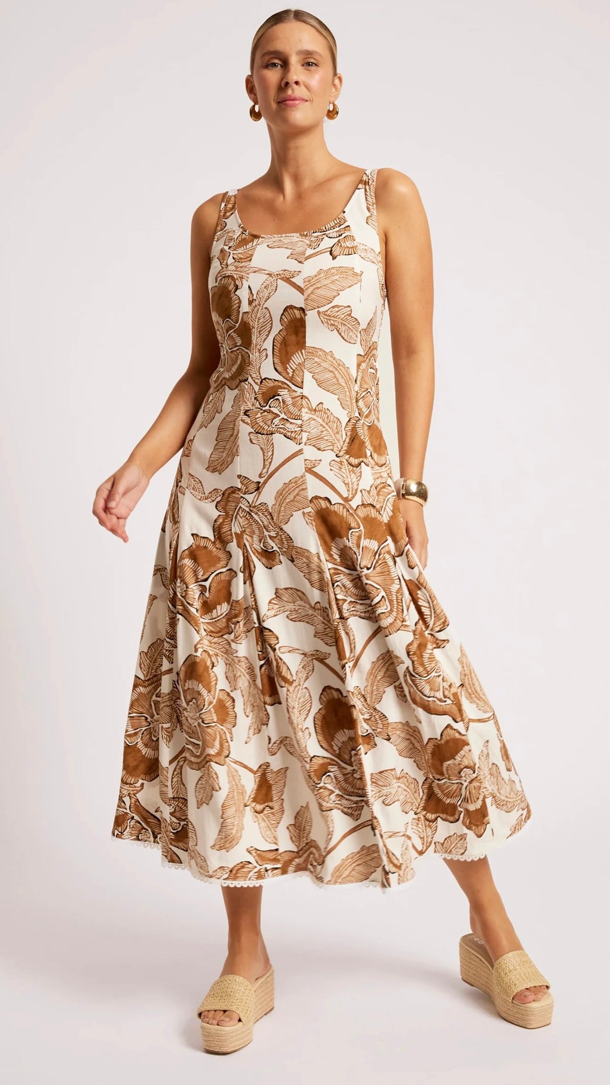Gaia Tank Maxi Dress Dune