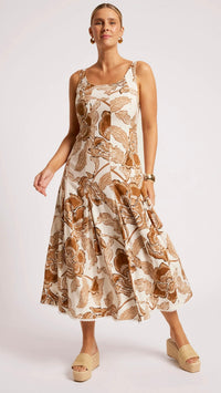 Gaia Tank Maxi Dress Dune