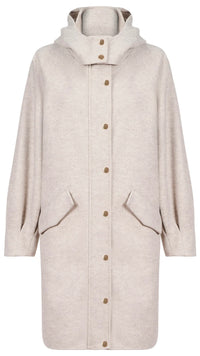Sable Hood Jacket Bisque