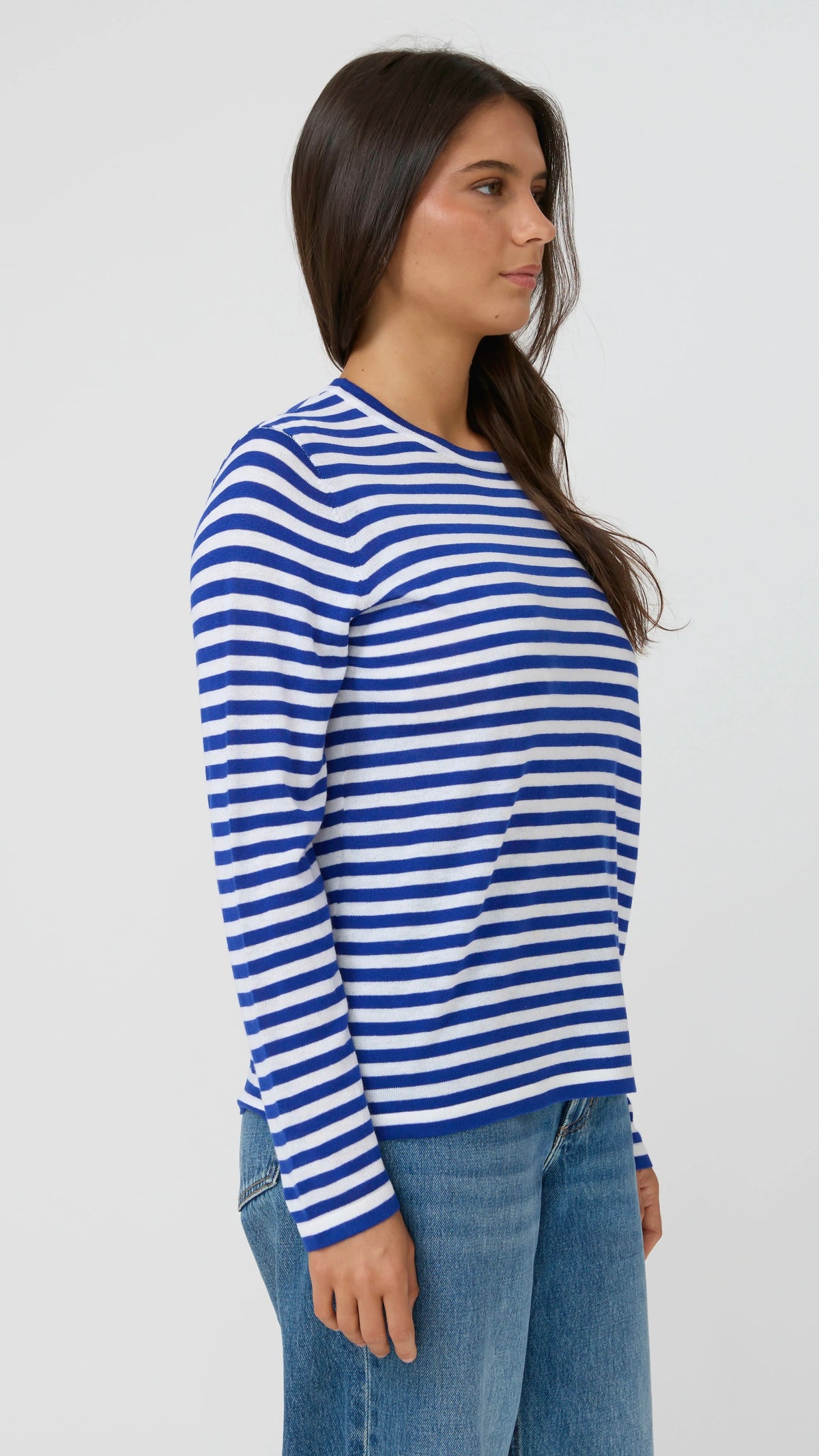 Mondo Knit Cobalt Stripe
