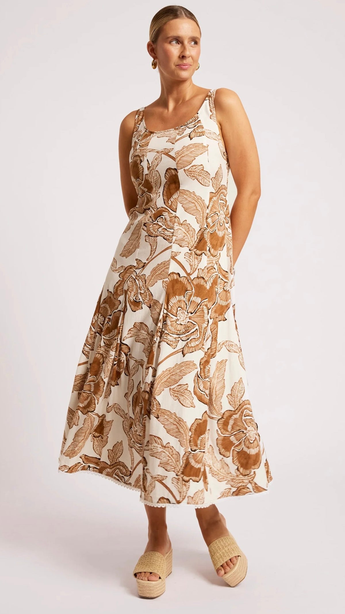 Gaia Tank Maxi Dress Dune
