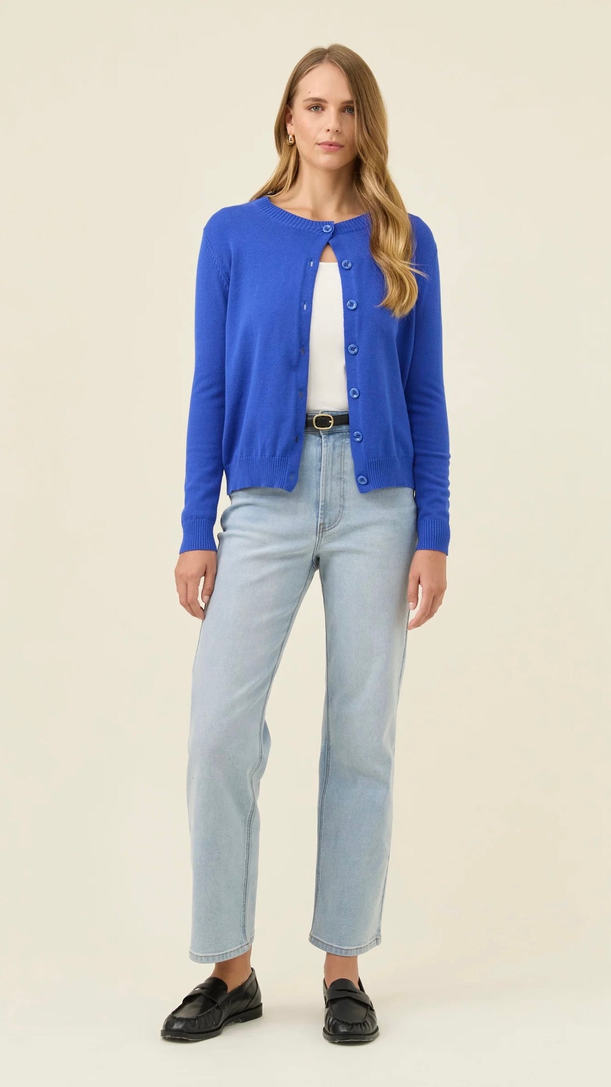 Darby Cardigan Cobalt