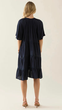 Oline Dress Navy