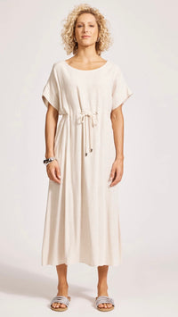 Alesia Rope Tie Dress Tusk