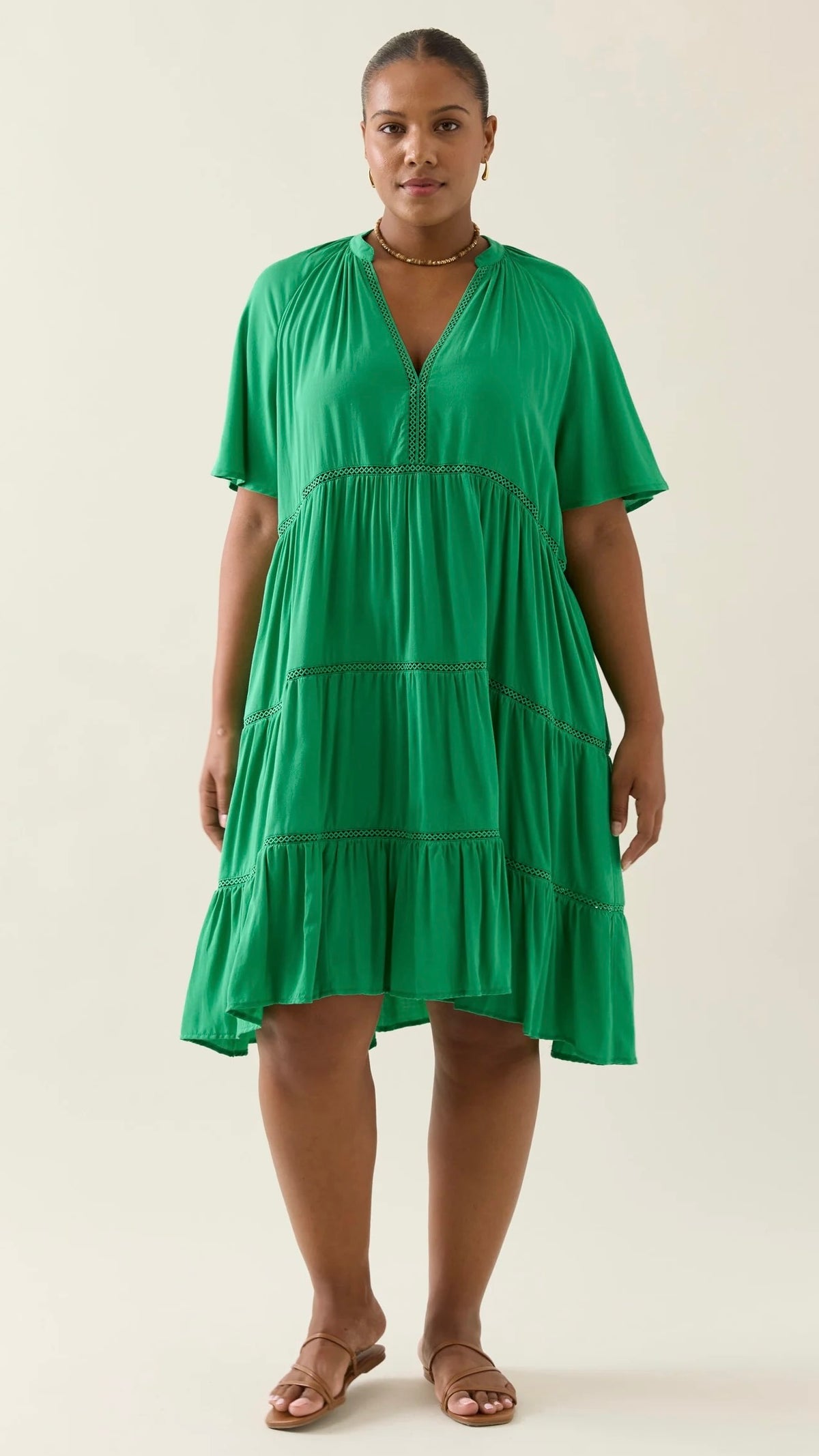 Oline Dress Green
