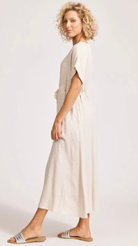 Alesia Rope Tie Dress Tusk