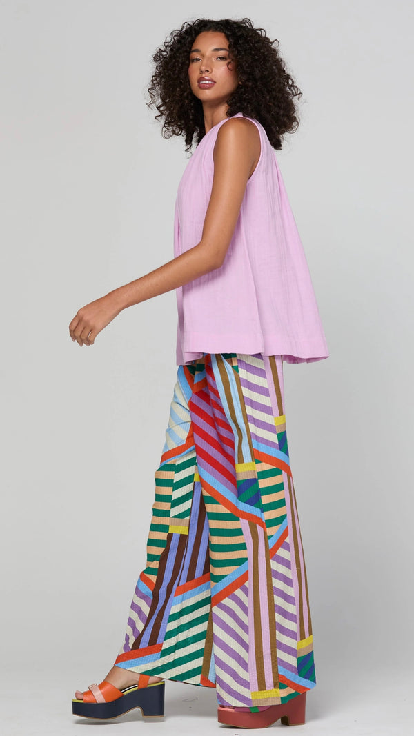 Harper Pant Liquorice Stripe