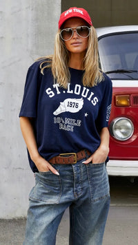 St Louis Tee Navy