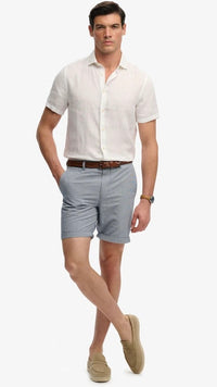 Superdry Premium Textured Chino Grey/Blue Houndstooth