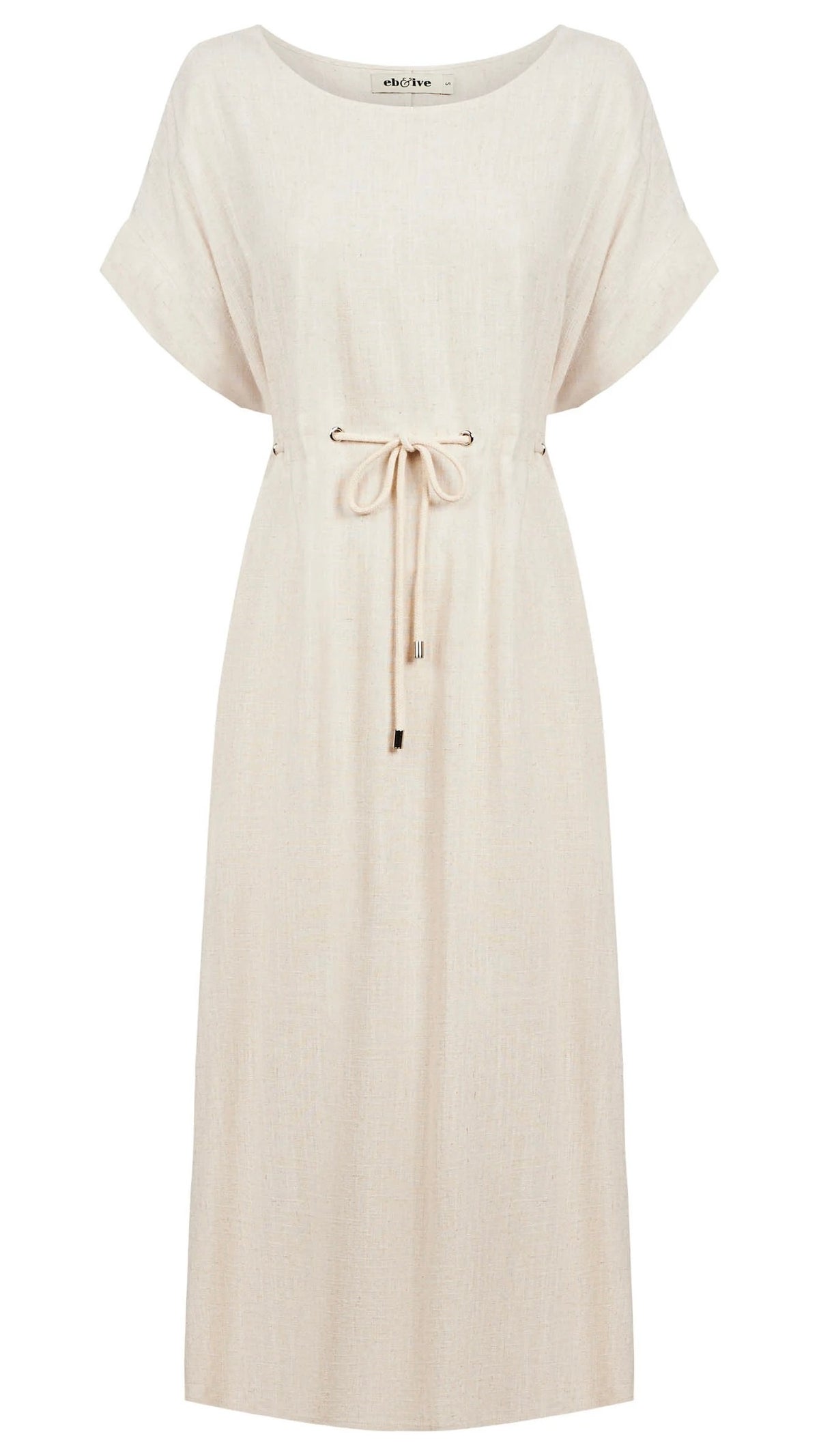 Alesia Rope Tie Dress Tusk