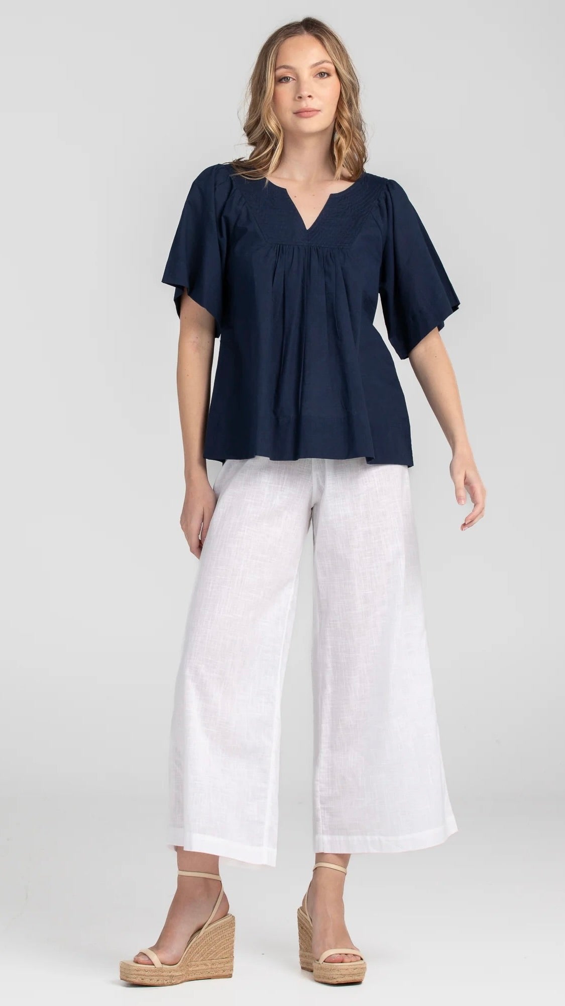 Freya Top Navy