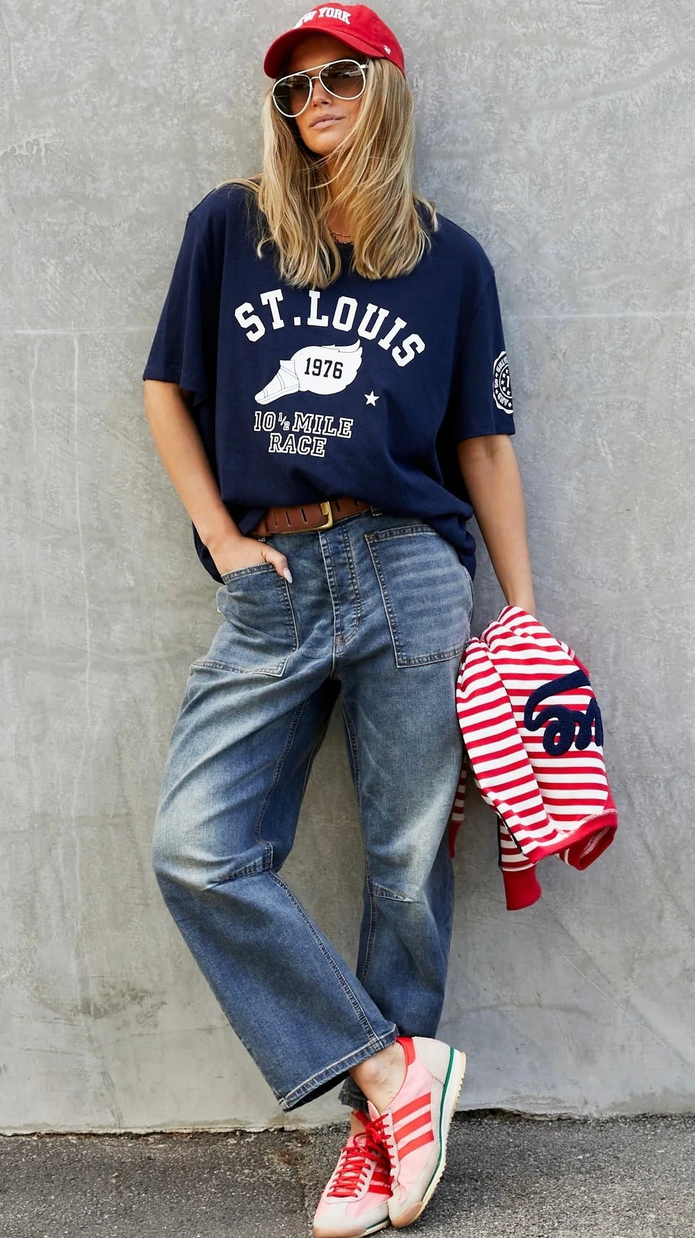 St Louis Tee Navy