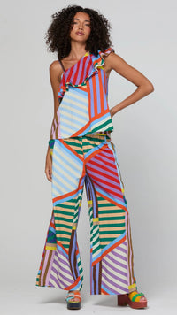 Harper Pant Liquorice Stripe