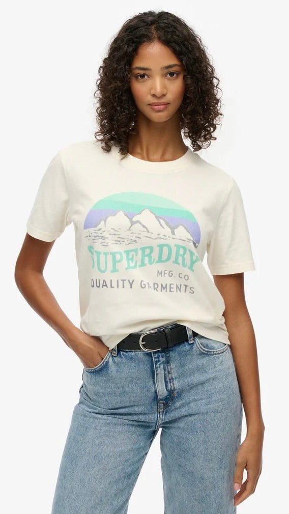 Great Outdoors Relaxed Tee Off White