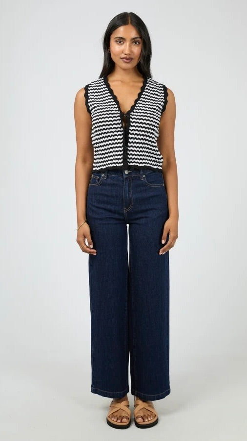 Eve Stripe Knit Vest