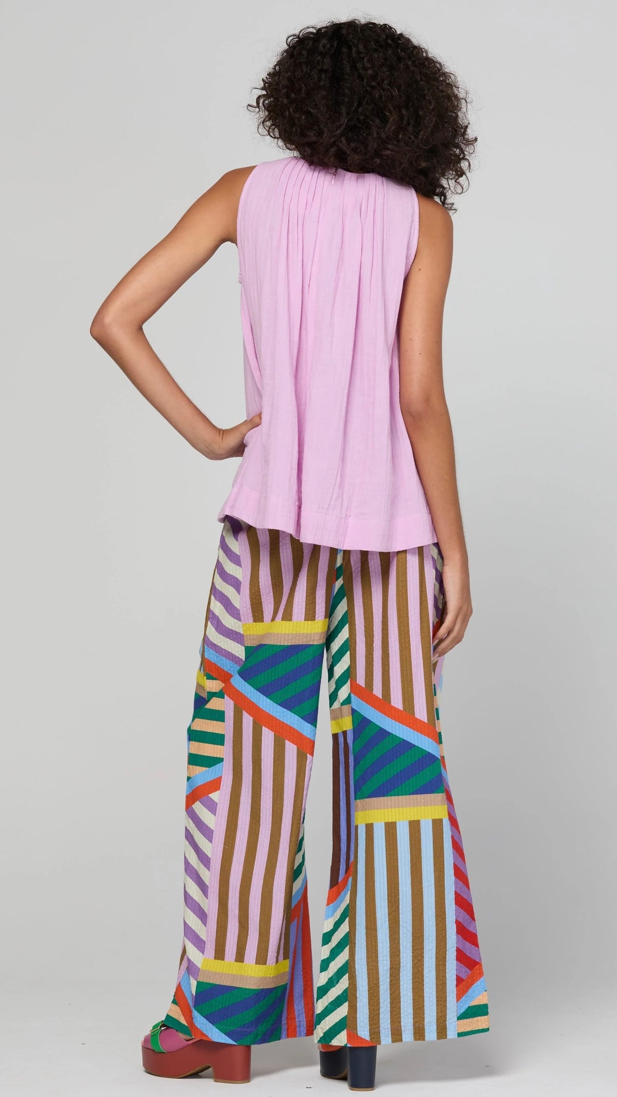Harper Pant Liquorice Stripe