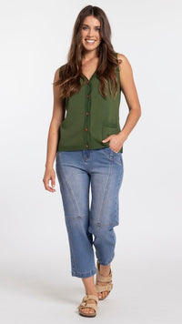 Double Pocket Jean Blue Wash