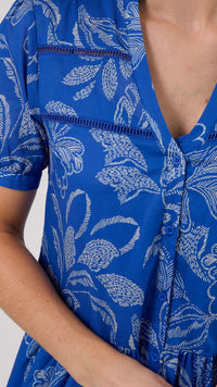 Maxine Dress Corfu Cobalt