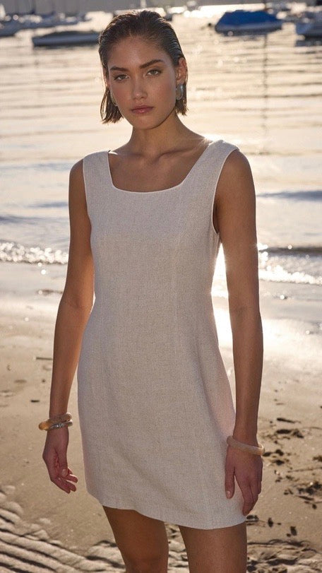 Alba Mini Dress Natrual