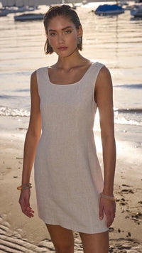 Alba Mini Dress Natrual