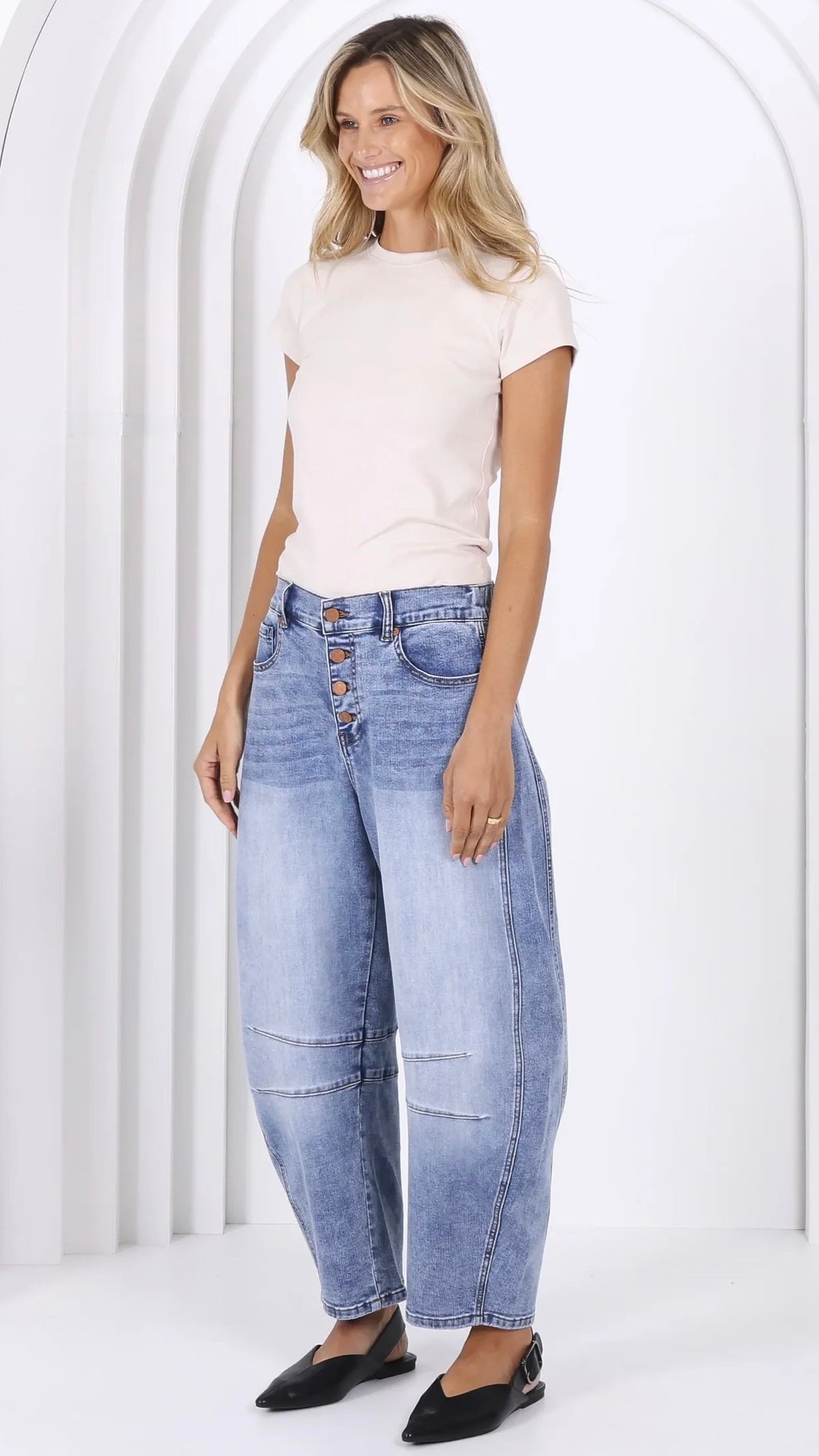 Monaco Carson Barrel Jeans