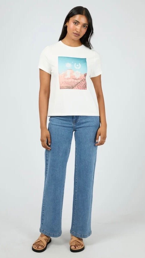 Dusk To Dawn Regular Tee White