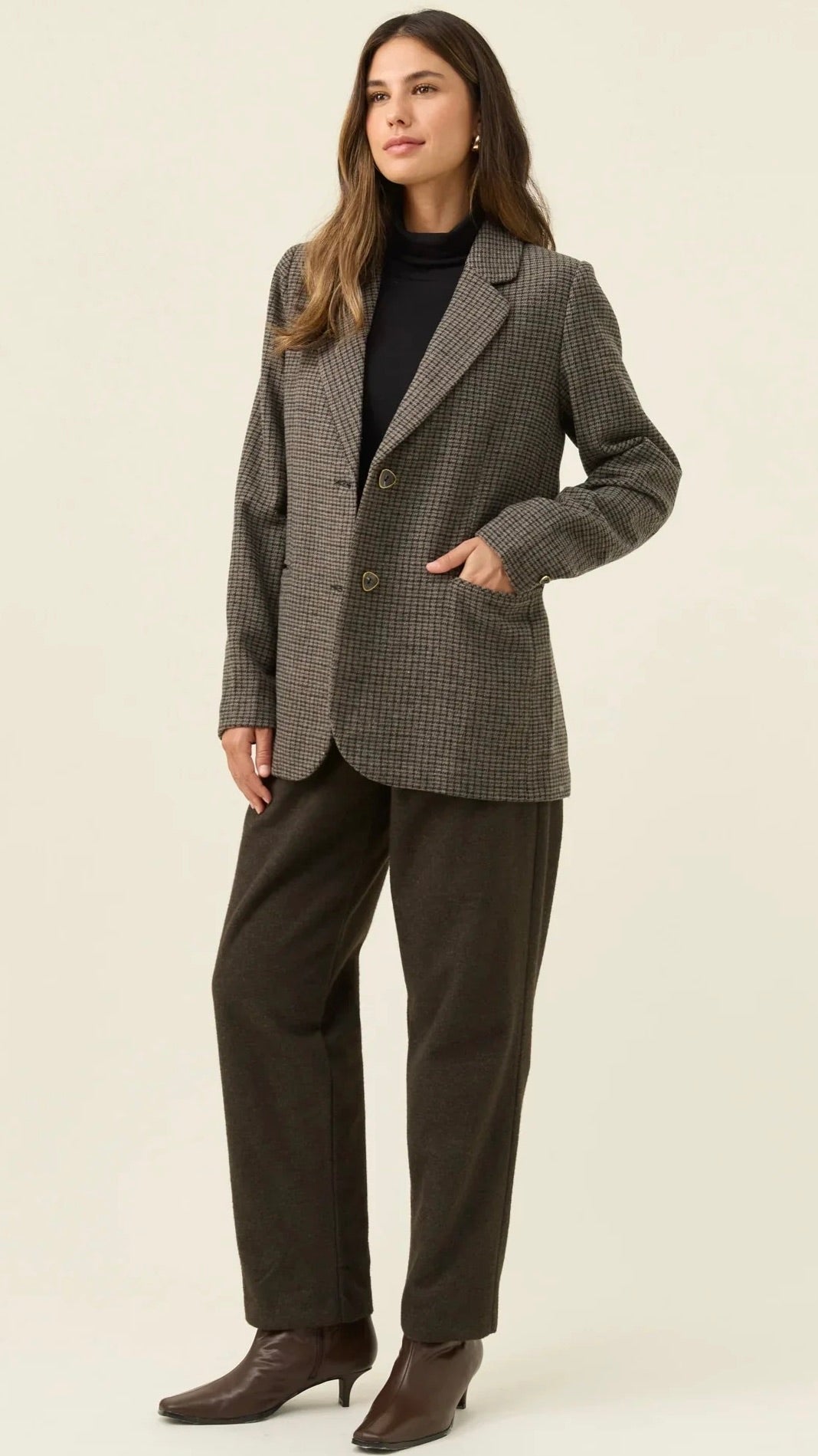 Cassidy Blazer Charcoal