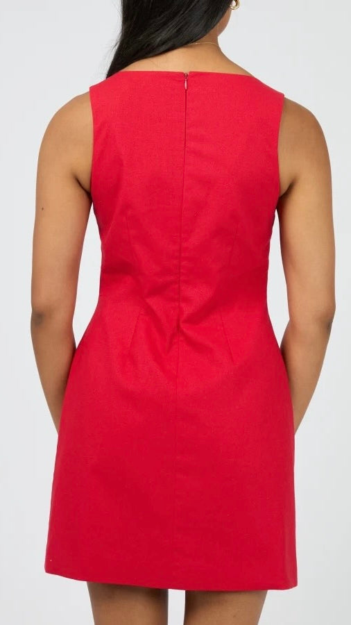 Mavis Mini Dress Red