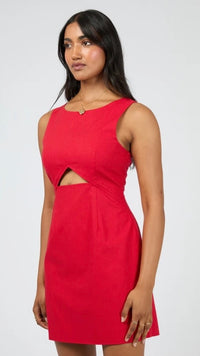 Mavis Mini Dress Red