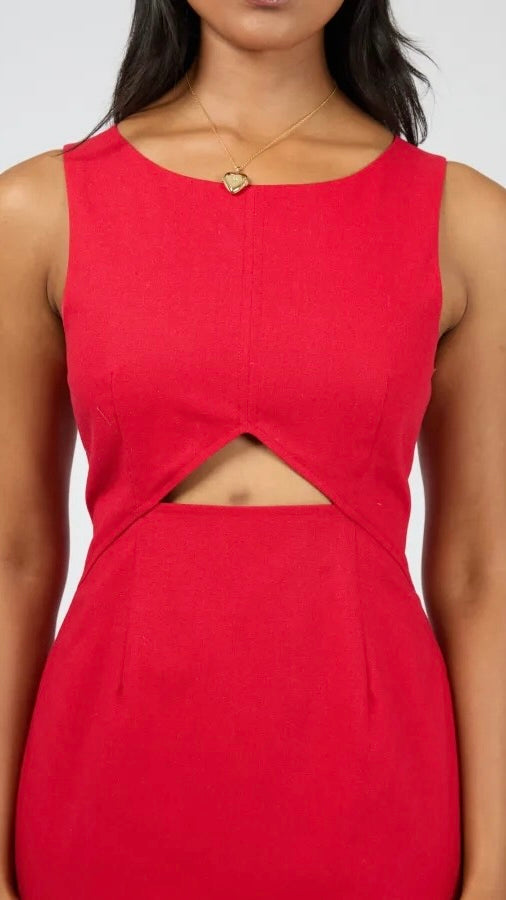 Mavis Mini Dress Red