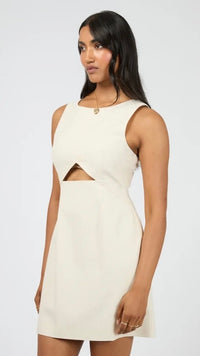 Mavis Mini Dress Natural