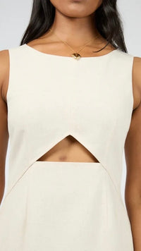 Mavis Mini Dress Natural