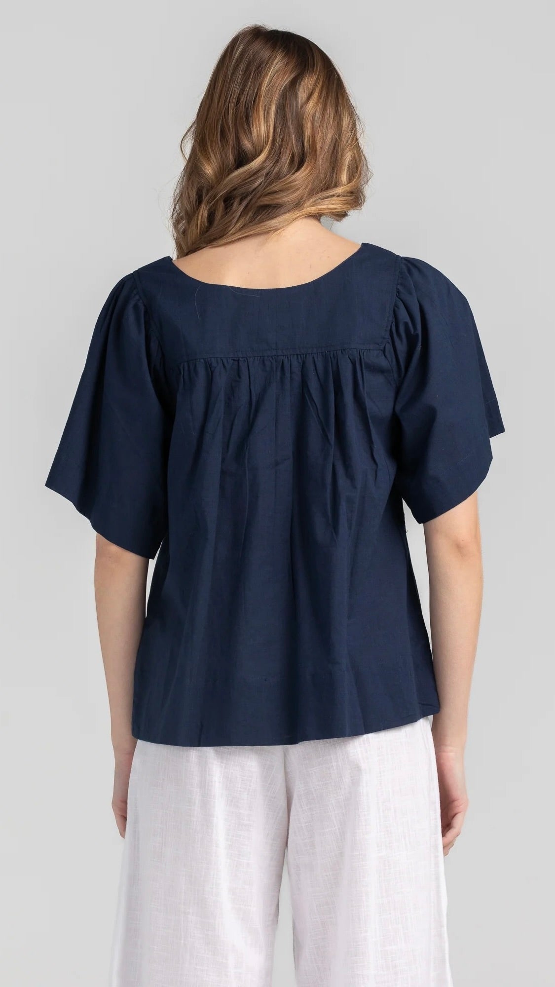 Freya Top Navy