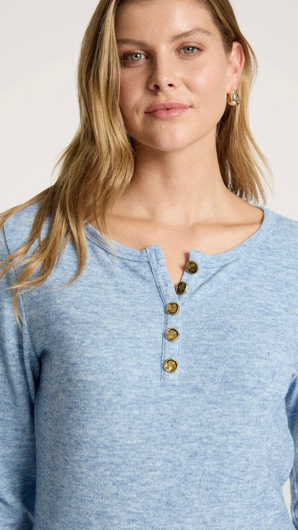 Rumi Long Sleeve Top Lake